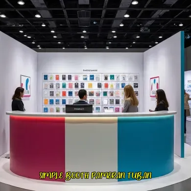 Simple Booth Pameran Tuban